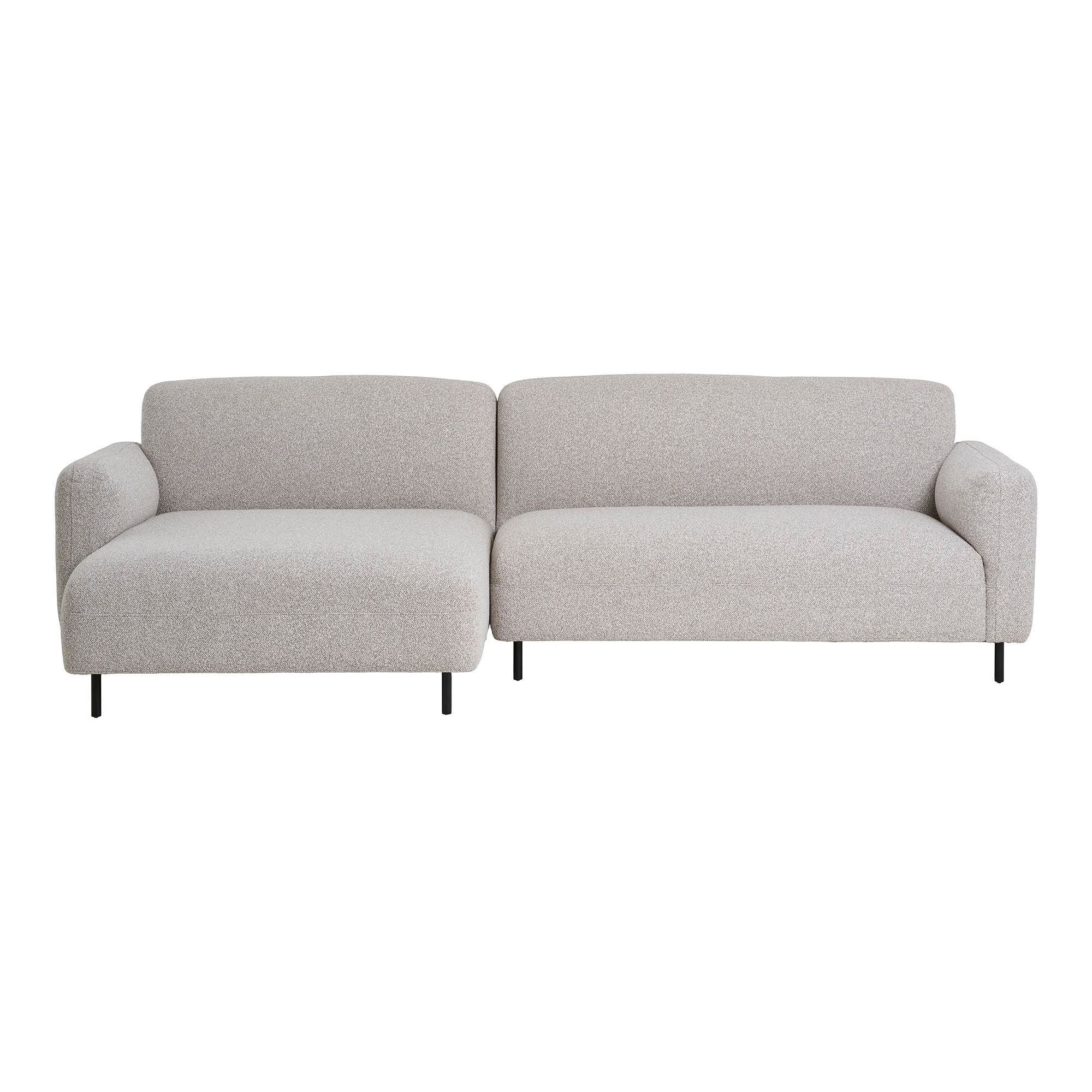 Salvador – 3-Sitzer Sofa Bouclé, hellgrau