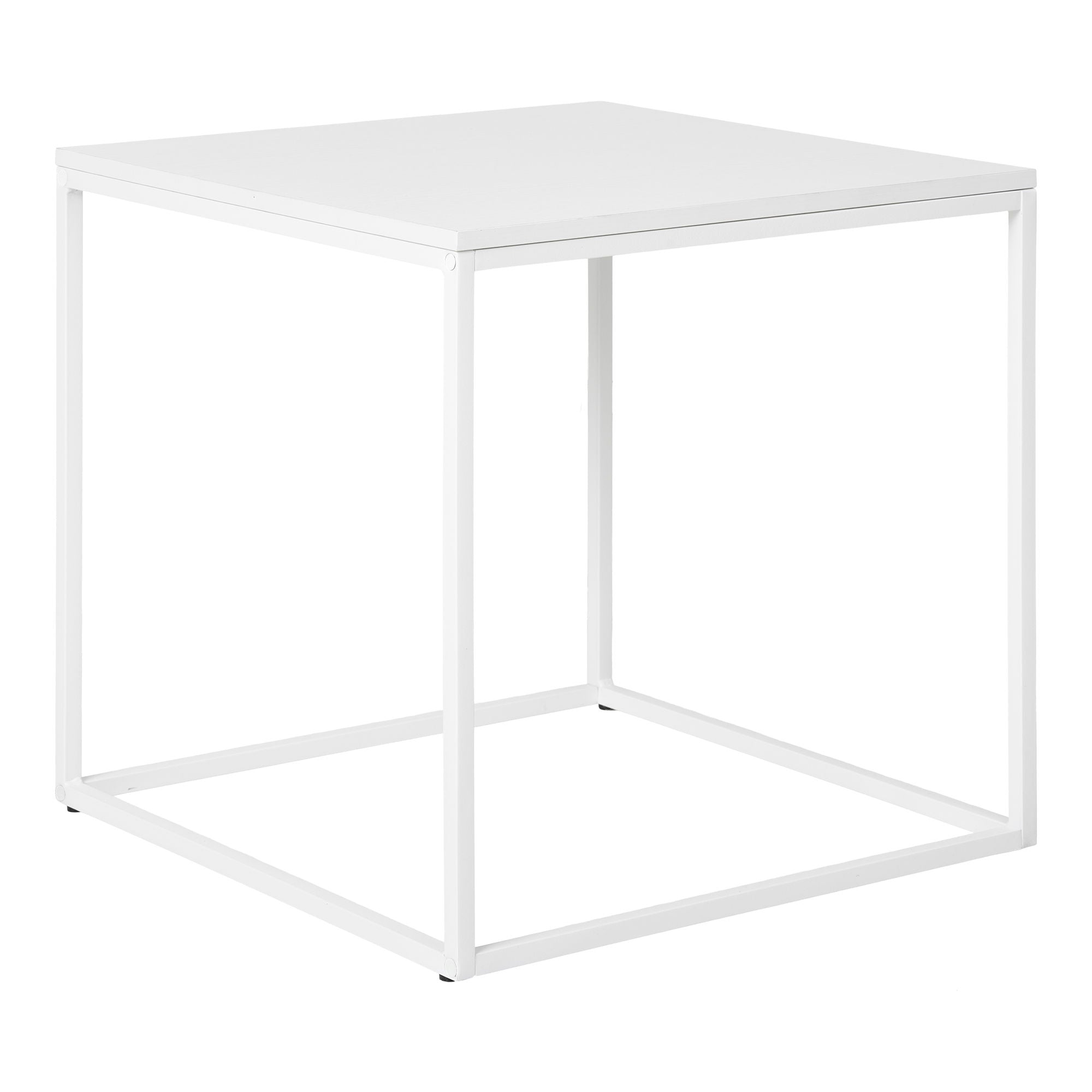 Vita – Beistelltisch in Eichenoptik mit schwarzem Gestell 45×45×45 cm