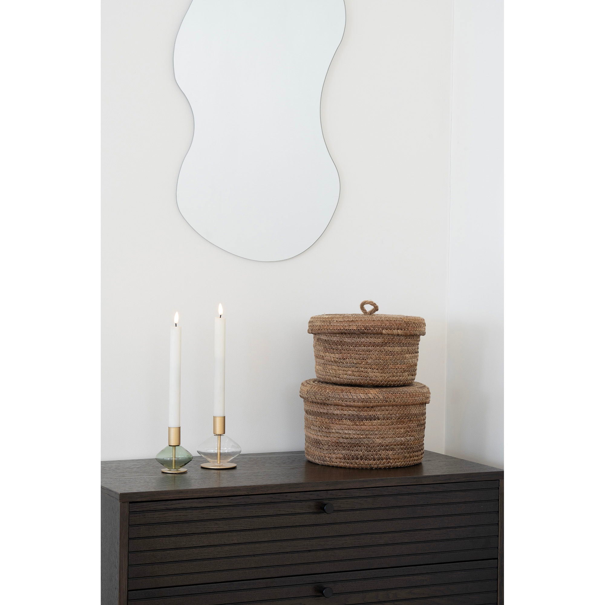 Kyoto – Kommode mit 4 Schubladen, Eichenfurnier, 80 × 40 × 85 cm