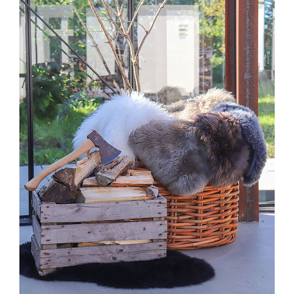 Lammfell – 50×85 cm, echtes Lammfell, Naturform