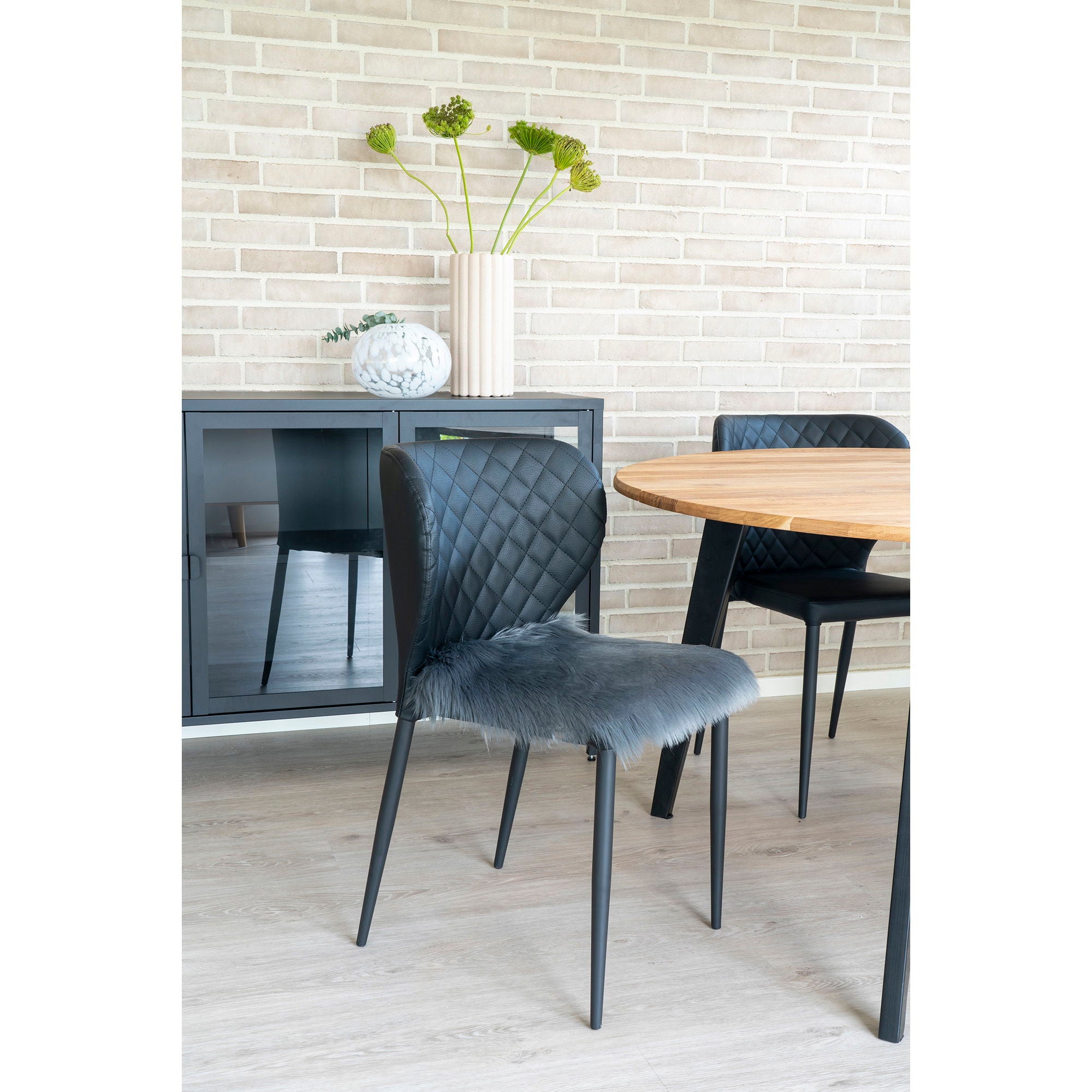 Lammfell-Sitzkissen Kunstfell – 40×40 cm, flauschig & dekorativ