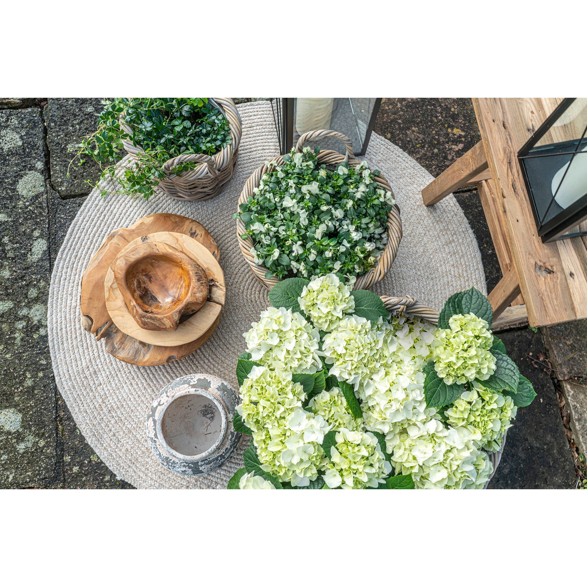 Kuta – Rattankörbe aus Kubu Rattan, natur, 3er-Set