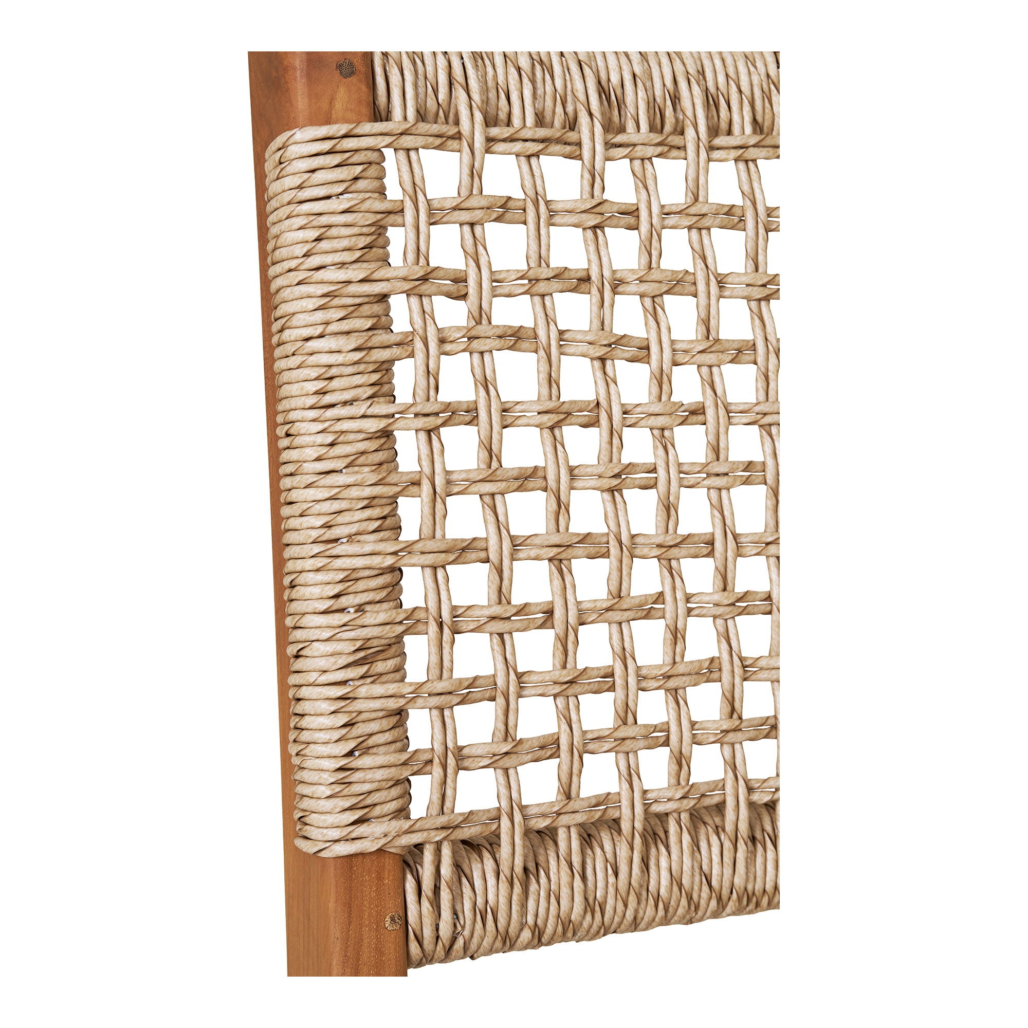Derby Gartenstuhl 2er Set – Teak & Polyrattan, natur