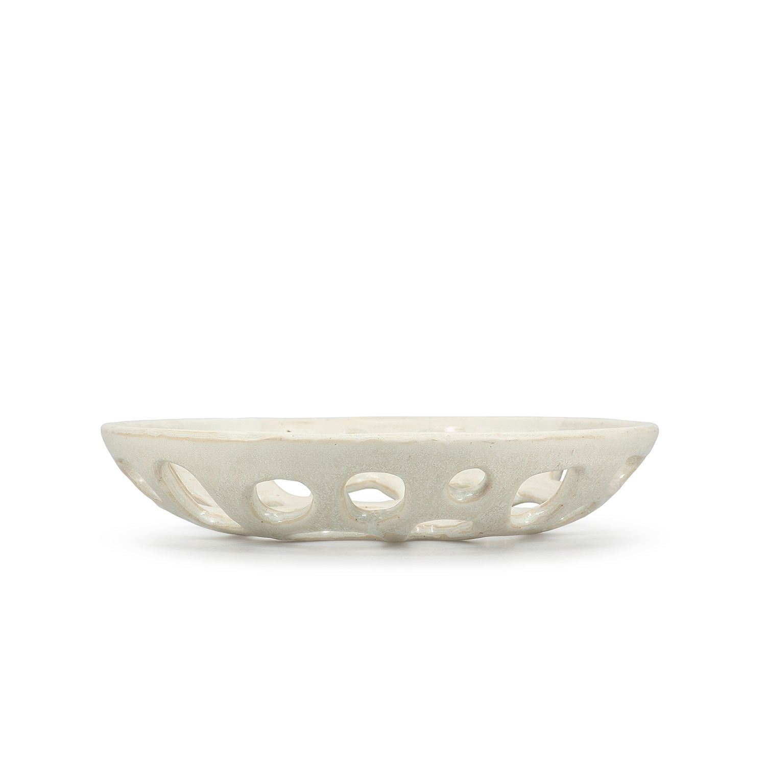 Dekoschale Nomad – 32,5 × H6 cm | Beige