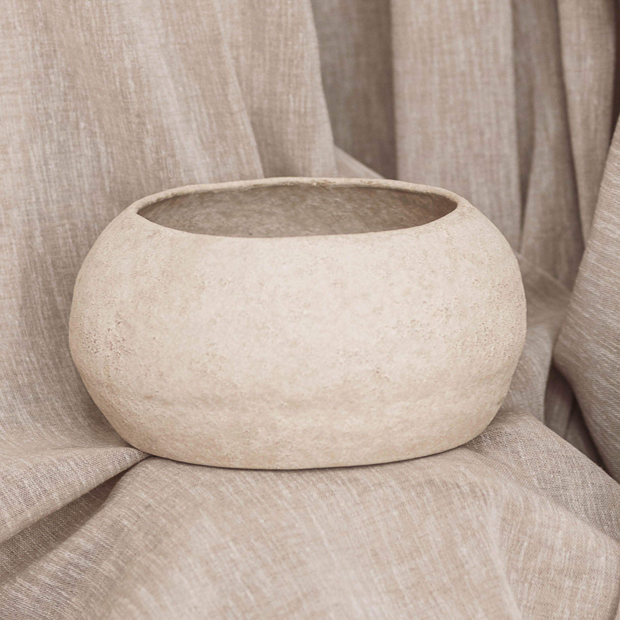 Dekoschale Mittel – Ø26 × H13,5 cm